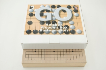 Go-Holzbox mit Schubladen, Buchenfurnier